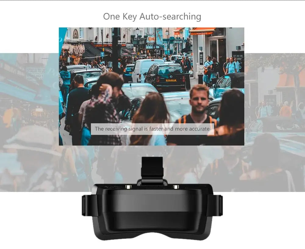 FPV VR Goggles 3 inch 480*320 FPV Display 5.8G 40CH Auto-Search Build-in 3.7V 1200mAh Battery For FPV Quadcopter Drone FPV VR Goggles 3 inch 480*320 FPV Display 5.8G 40CH Auto-Search Build-in 3.7V 1200mAh Battery For FPV Quadcopter Drone
